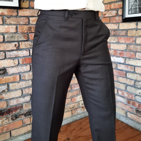 Alfani Other - NEW Alfani Wool Dress Pants Dark Taupe NWT